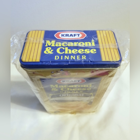 Vintage 1991, Kraft Macaroni & Cheese Cheeseasaurus Rex Tin, NEW in PACKAGE - Picture 9 of 16